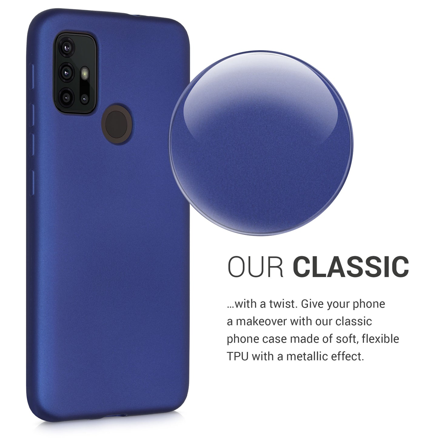 kwmobile Phone Case for Motorola Moto G30 / Moto G20 / Moto G10 - Silicone Case Protective Cover