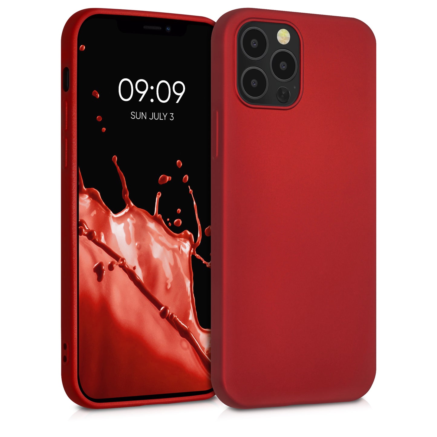 kwmobile Phone Case for Apple iPhone 12 / iPhone 12 Pro Case - Silicone Case - Protective Cover