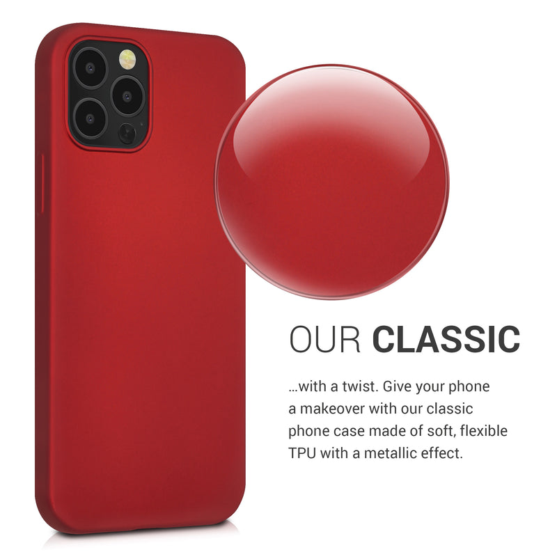 kwmobile Phone Case for Apple iPhone 12 / iPhone 12 Pro Case - Silicone Case - Protective Cover