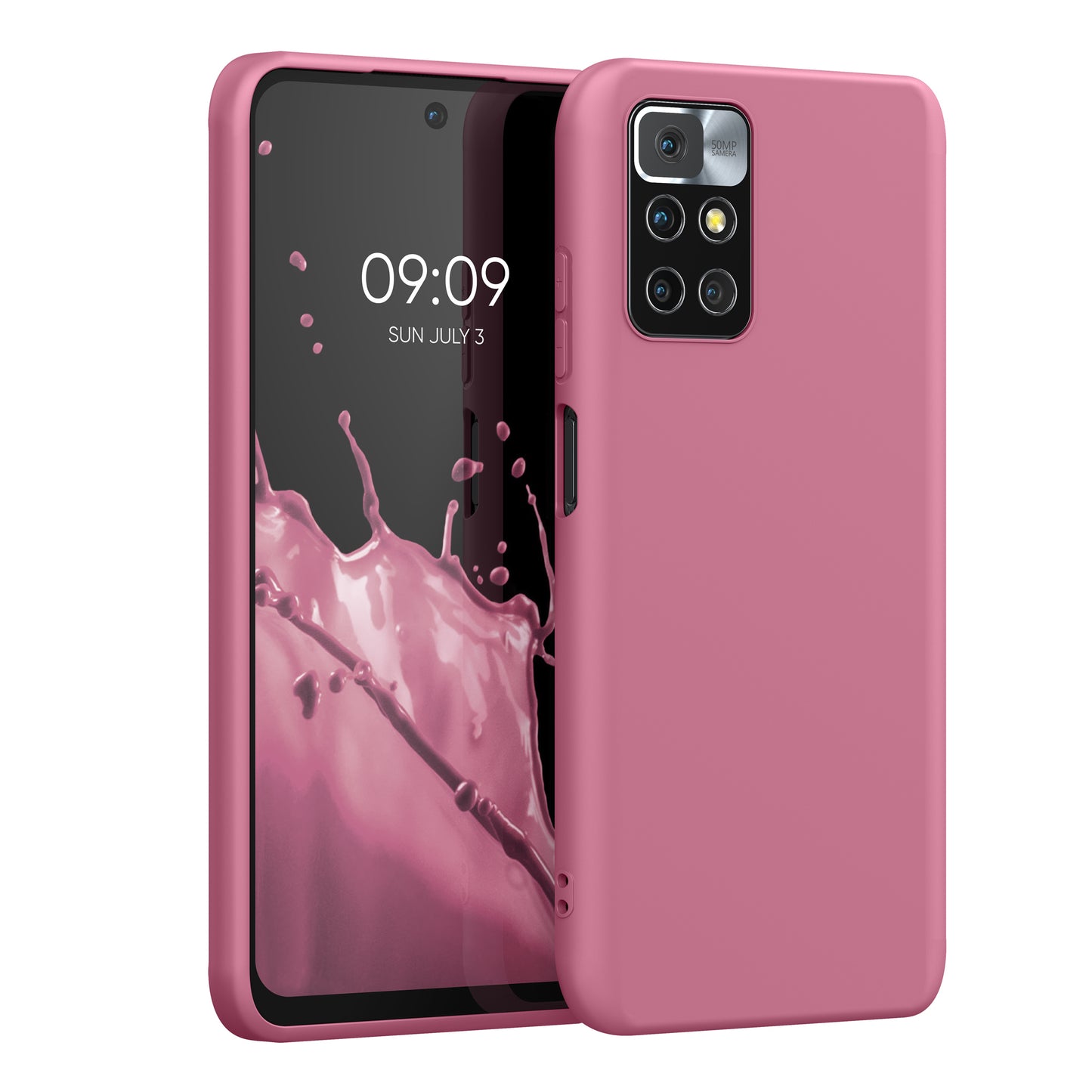 kwmobile Phone Case for Xiaomi Redmi 10 (2021 / 2022) Case - Wireless Charging - Protective Cover