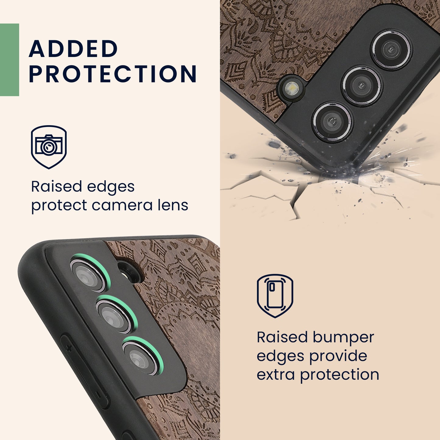 kwmobile Case Compatible with Samsung Galaxy S21 FE - Phone Cover - TPU Phone Case in Rising Sun