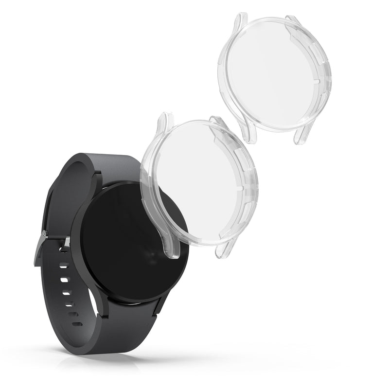 kwmobile Protective Case for Samsung Galaxy Watch 4 Fullbody Display Cover Set