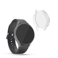 kwmobile Protective Case for Samsung Galaxy Watch 4 Fullbody Display Cover Set