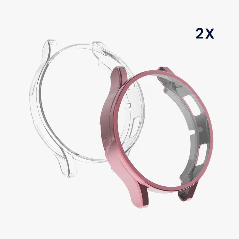 kwmobile Protective Cover for Samsung Galaxy Watch 4 Fullbody Display Cover Set