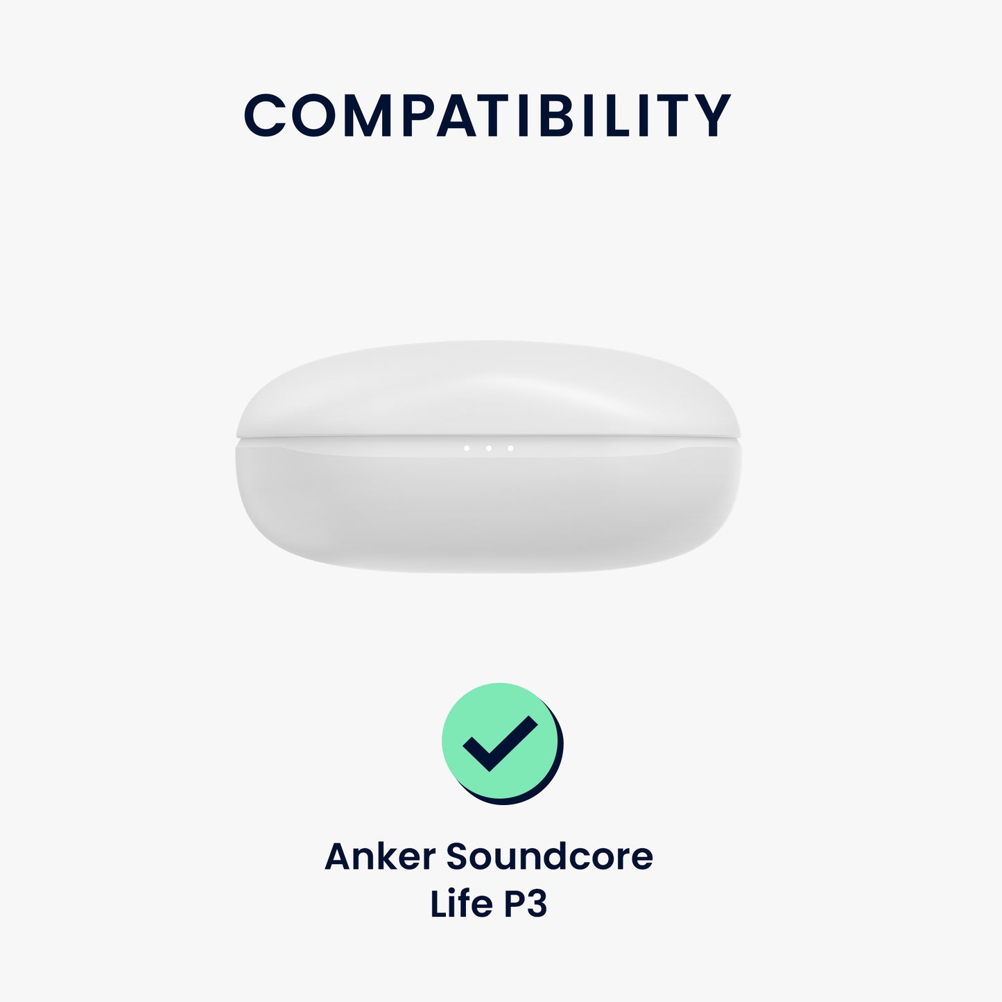 kwmobile Case compatible with Anker Soundcore Life P3 Case - Headphone Case - Protective Cover