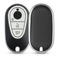kwmobile Car Key Case Compatible with Mercedes Benz 3-Button Smart Car Key