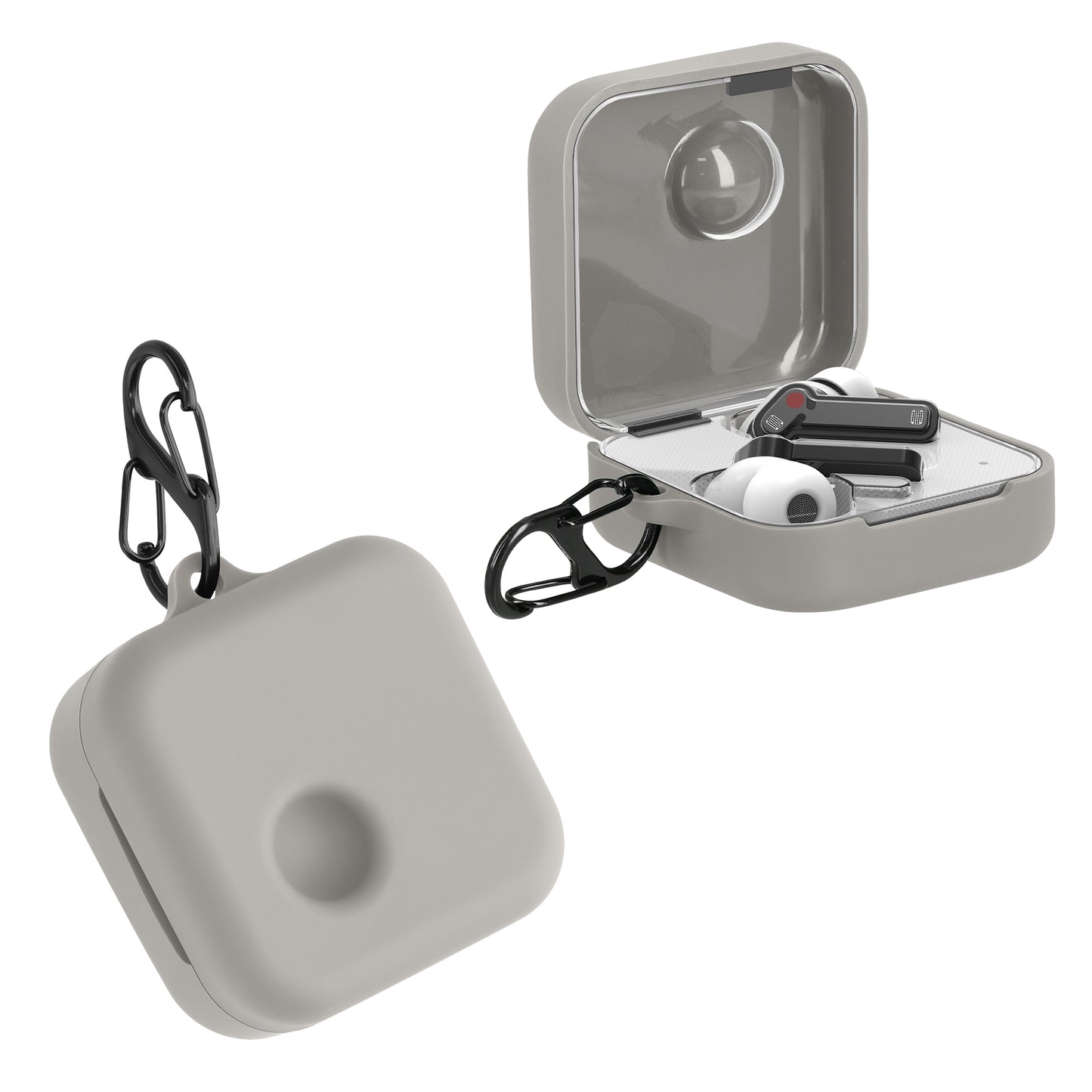 kwmobile Case Compatible with Nothing Ear (1) Case - Headphone Case - Protective Cover
