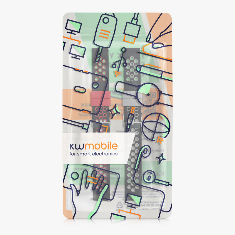 kwmobile Watch Strap for Willful Fitness Tracker / Smartwatch Strap Band Set Replacement Strap