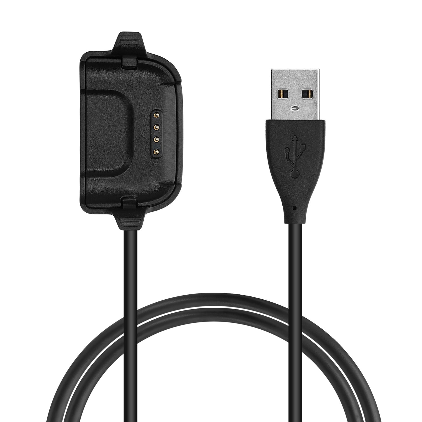 kwmobile USB Cable Charger compatible with Willful ID205 / Yamay SW020 Charging Cable - Smartwatch Replacement Cable - Fitness Tracker Charging Cable