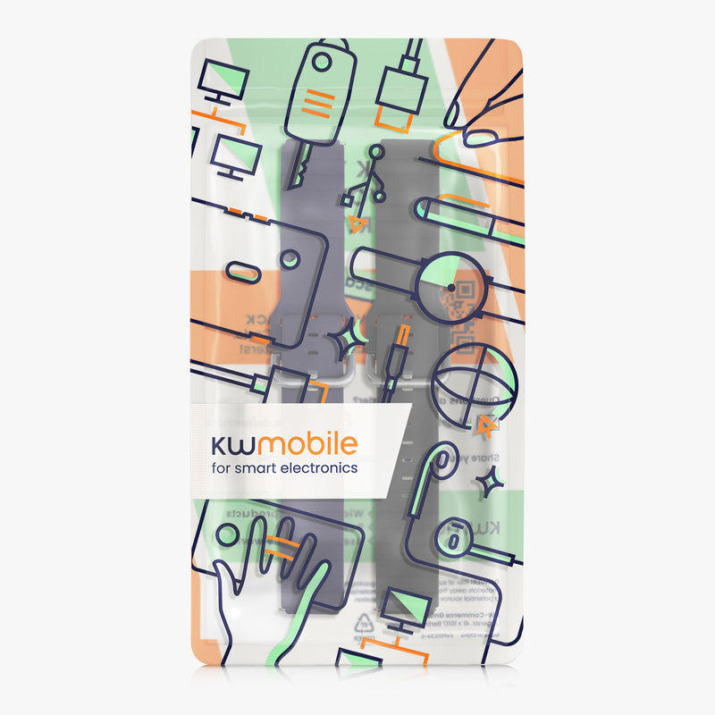 kwmobile Watch Strap for Willful Fitness Tracker / Smartwatch Strap Band Set Replacement Strap Smartwatch