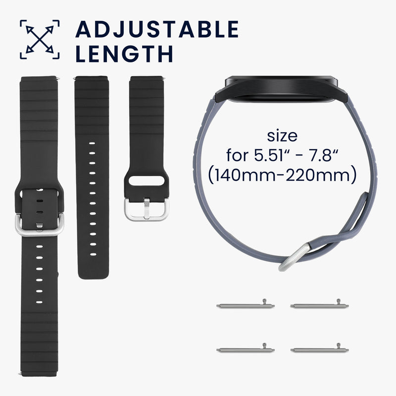 kwmobile Watch Strap for Willful Fitness Tracker / Smartwatch Strap Band Set Replacement Strap Smartwatch