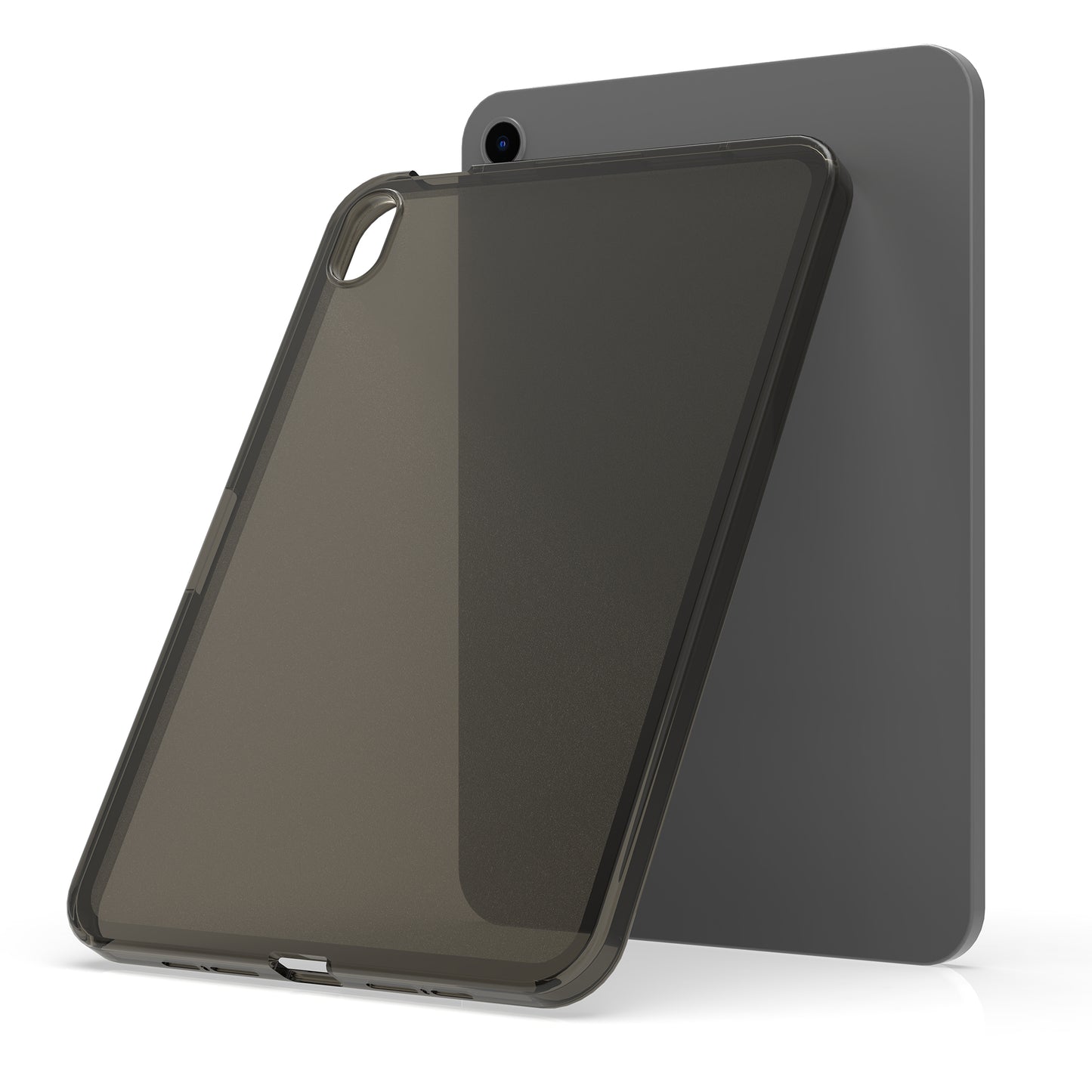 kwmobile Case Compatible with Apple iPad Mini 6 (2021) / iPad Mini 7 (2024) - Soft Silicone Case Transparent - Tablet Cover