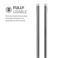 kwmobile Case Compatible with Apple iPad Mini 6 (2021) / iPad Mini 7 (2024) - Soft Silicone Case Transparent - Tablet Cover