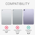 kwmobile Protective Case Compatible with Apple iPad Mini 6 (2021) / iPad Mini 7 (2024) - Tablet Cover Case