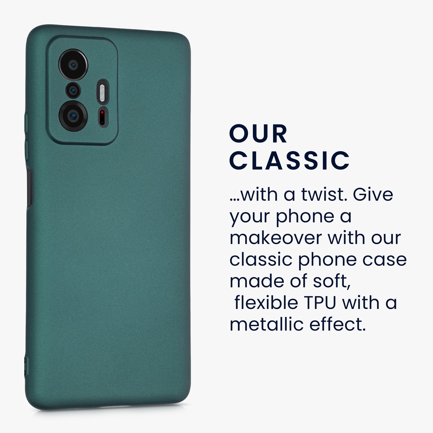 kwmobile Phone Case for Xiaomi 11T / 11T Pro Silicone Case Protective Cover