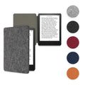 kwmobile Hülle kompatibel mit Amazon Kindle Paperwhite 11. Generation 2021 - Filz Stoff eReader Schutzhülle Cover Case - Hellgrau Hellgrau  