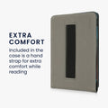 kwmobile Case Compatible with Amazon Kindle Paperwhite 11th Gen 2021 - Cover with Hand Strap and Stand