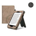 kwmobile Flip Hülle kompatibel mit Amazon Kindle Paperwhite - Cover Handschlaufe - Kompass Vintage Braun (für Modelle bis 2017) Braun  [dsg01]