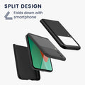 kwmobile Flip Hard Case Compatible with Samsung Galaxy Z Flip 3 5G - Foldable Phone Case - Mobile Phone Cover