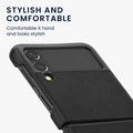 kwmobile Flip Hard Case Compatible with Samsung Galaxy Z Flip 3 5G - Foldable Phone Case - Mobile Phone Cover