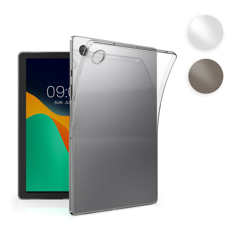 kwmobile Hülle kompatibel mit Samsung Galaxy Tab A8 10.5 (2021) Hülle - weiches TPU Silikon Case transparent - Tablet Cover Transparent Transparent  