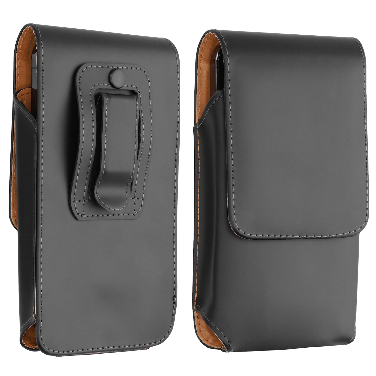 kwmobile Belt Pouch Case for Cell Phones with Belt Clip - 15.2 x 8 cm Belt Case with Belt Loop