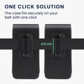 kwmobile Belt Pouch Case for Cell Phones with Belt Clip - 15.2 x 8 cm Belt Case with Belt Loop