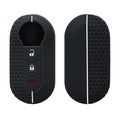 kwmobile Car Key Cover Compatible with Fiat Lancia 3-Button Foldable Car Key Case