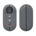 kwmobile Car Key Cover Compatible with Fiat Lancia 3-Button Foldable Car Key Case