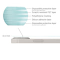 Rear Screen Protector compatible with Apple iPhone 13 mini