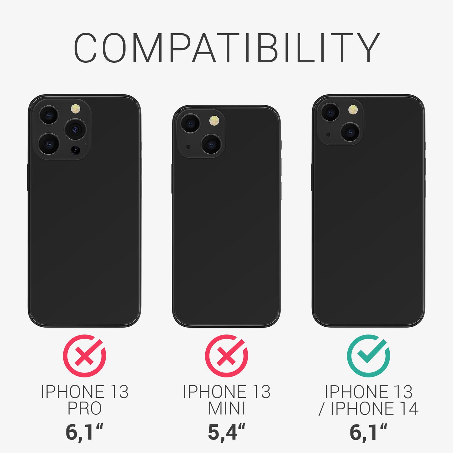 Back protective film compatible with Apple iPhone 13 / iPhone 14