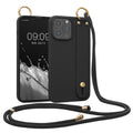 kwmobile Case Compatible with Apple iPhone 13 Pro Max - Phone Cover with Loop Ring - Phone Case