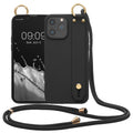 kwmobile Case Compatible with Apple iPhone 13 Pro Max - Phone Cover with Loop Ring - Phone Case