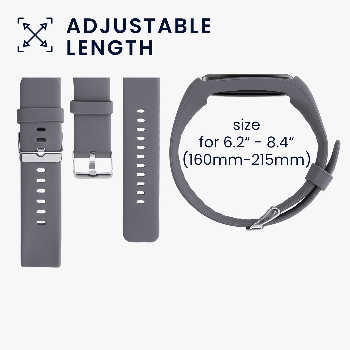 kwmobile Watch Band for Polar A360 / A370 Fitness Tracker Band Set Replacement Strap Smartwatch