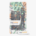 kwmobile Case Compatible with Xiaomi Redmi Note 8 Pro - Cell Phone Cover with Loop Ring - Phone Cover Case
