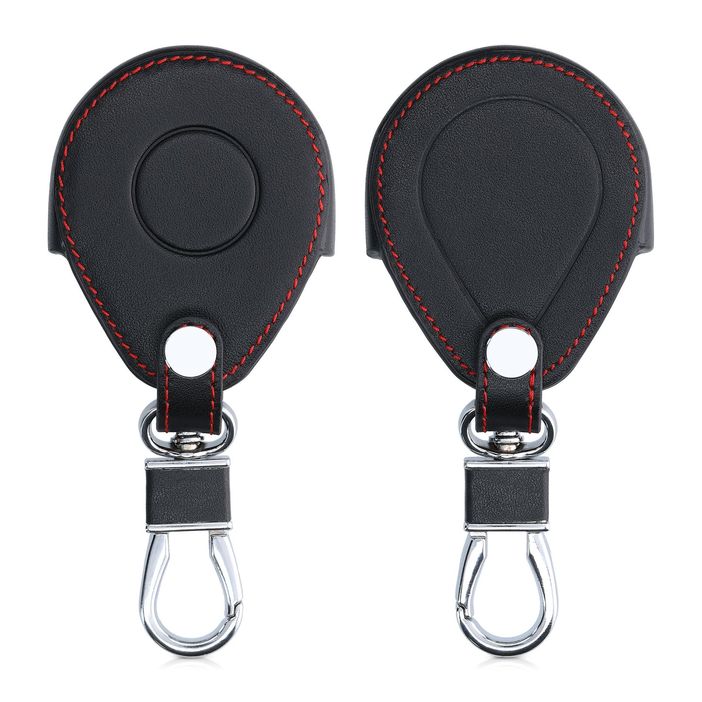 kwmobile Faux Leather Car Key Cover compatible with Harley Davidson Motorcycle Key