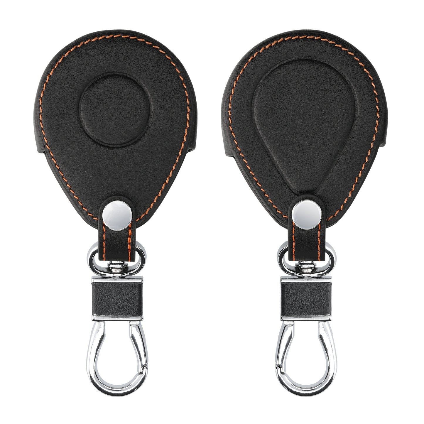 kwmobile Faux Leather Car Key Cover compatible with Harley Davidson Motorcycle Key