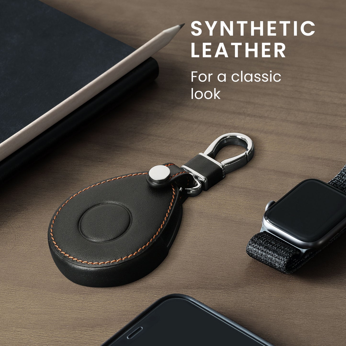 kwmobile Faux Leather Car Key Cover compatible with Harley Davidson Motorcycle Key