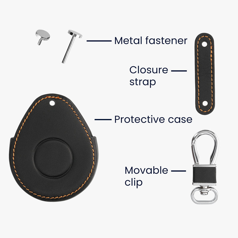 kwmobile Faux Leather Car Key Cover compatible with Harley Davidson Motorcycle Key