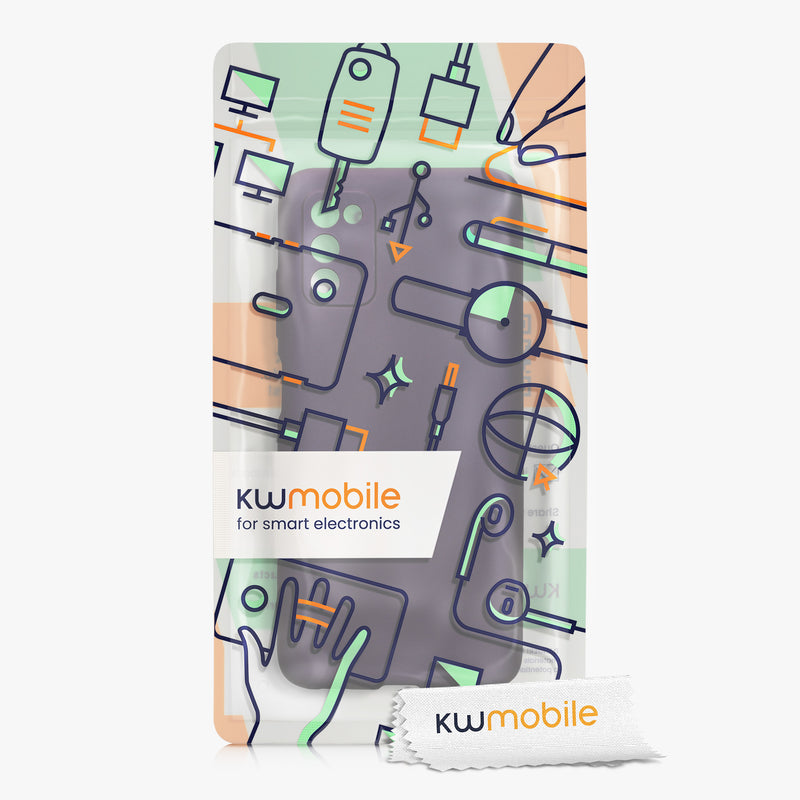 kwmobile Phone Case for Samsung Galaxy A03s Case - Silicone Case Protective Cover