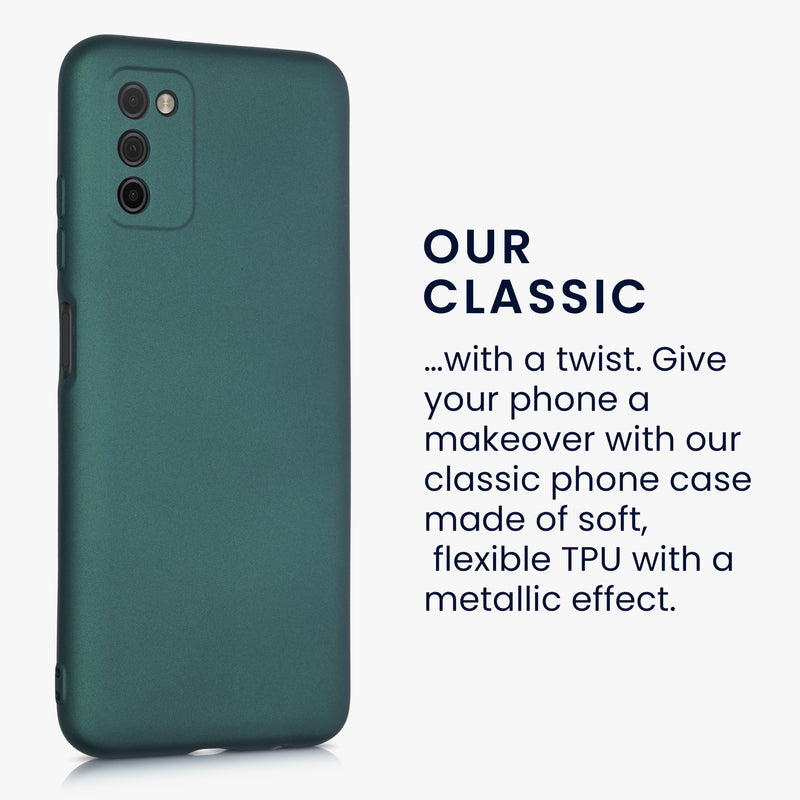 kwmobile Phone Case for Samsung Galaxy A03s Case - Silicone Case Protective Cover