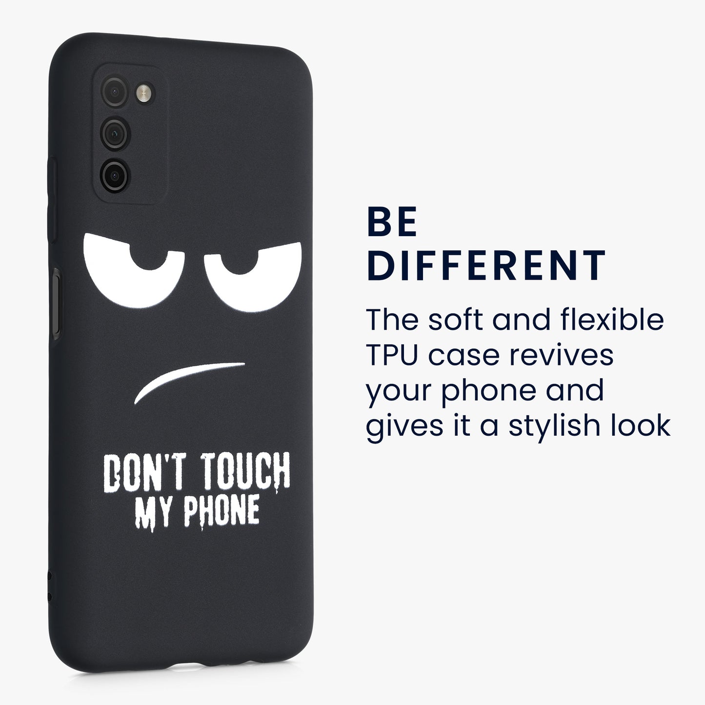 kwmobile Case Compatible with Samsung Galaxy A03s - Silicone Phone Cover