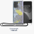 kwmobile Necklace Case Compatible with Xiaomi 11T / 11T Pro Silicone Cover with Lanyard