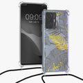 kwmobile Necklace Case Compatible with Xiaomi 11T / 11T Pro Silicone Cover with Lanyard