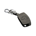 kwmobile Car Key Cover Compatible with Ford 3-Button Flip Key Car Key - Faux Leather Protective Case Key Shell Cover