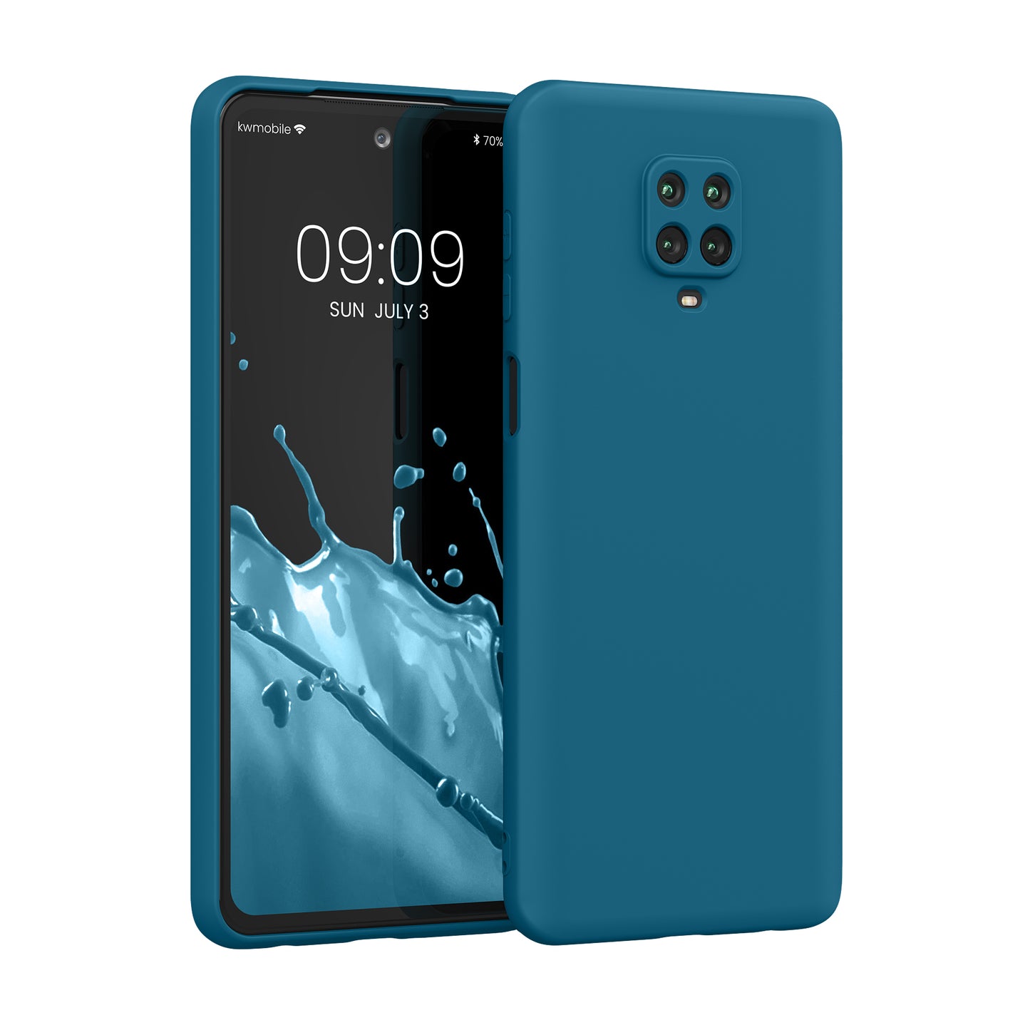 kwmobile Case Compatible with Xiaomi Redmi Note 9S / 9 Pro / 9 Pro Max - Protective Cover for Wireless Charging - Case