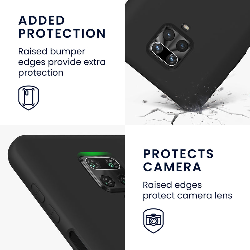 kwmobile Case Compatible with Xiaomi Redmi Note 9S / 9 Pro / 9 Pro Max - Protective Cover for Wireless Charging - Case