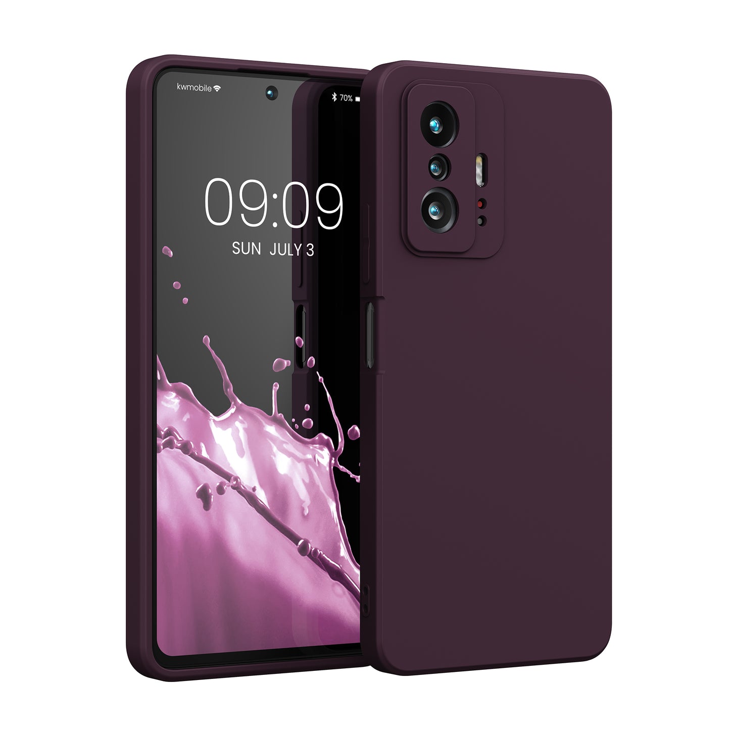 kwmobile Case Compatible with Xiaomi 11T / 11T Pro Case - Protective Case for Wireless Charging - Cover