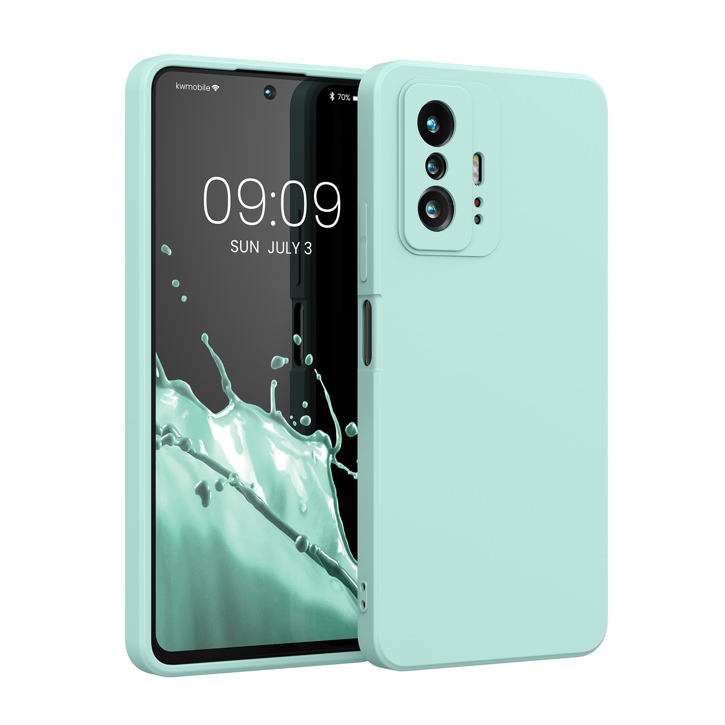 kwmobile Case Compatible with Xiaomi 11T / 11T Pro Case - Protective Case for Wireless Charging - Cover