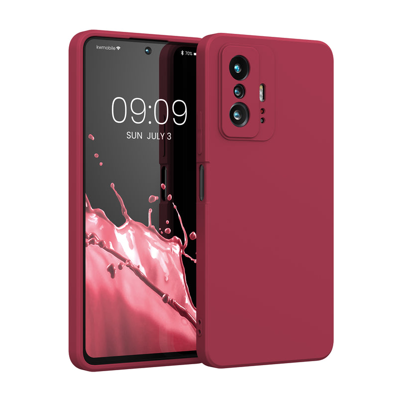 kwmobile Case Compatible with Xiaomi 11T / 11T Pro Case - Protective Case for Wireless Charging - Cover